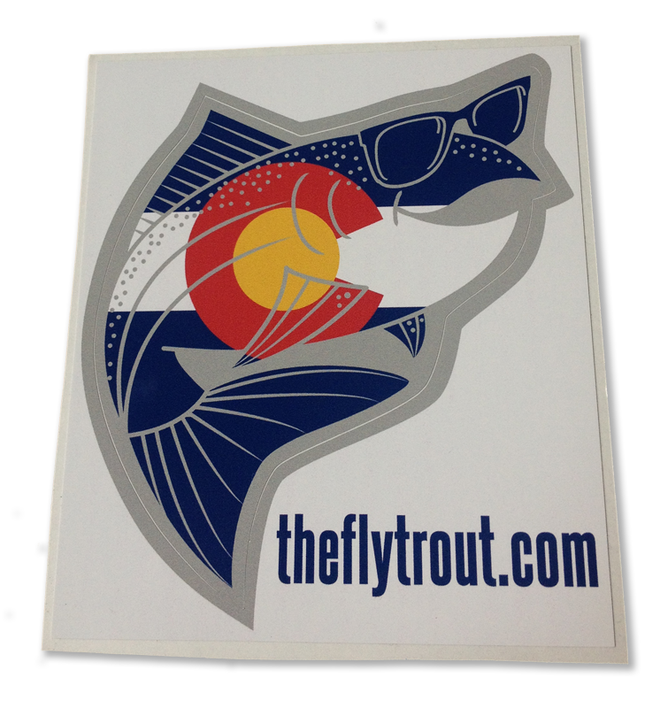 The Fly Trout Colorado Sticker