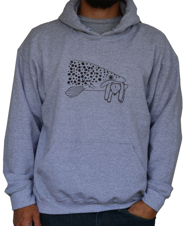 Trout Revenge Hoodie - Fly Fishing T-Shirts and Cool Fly Fishing