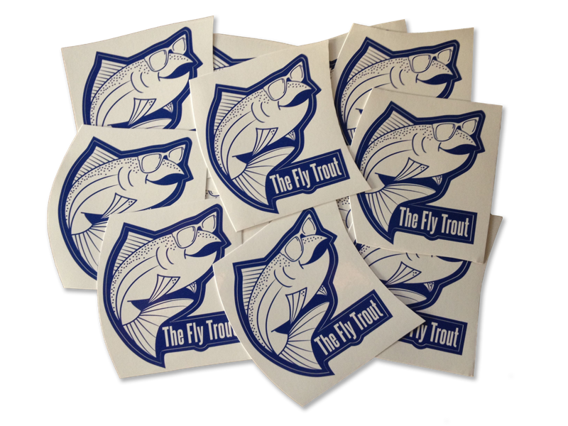 fly fishing stickers products for sale