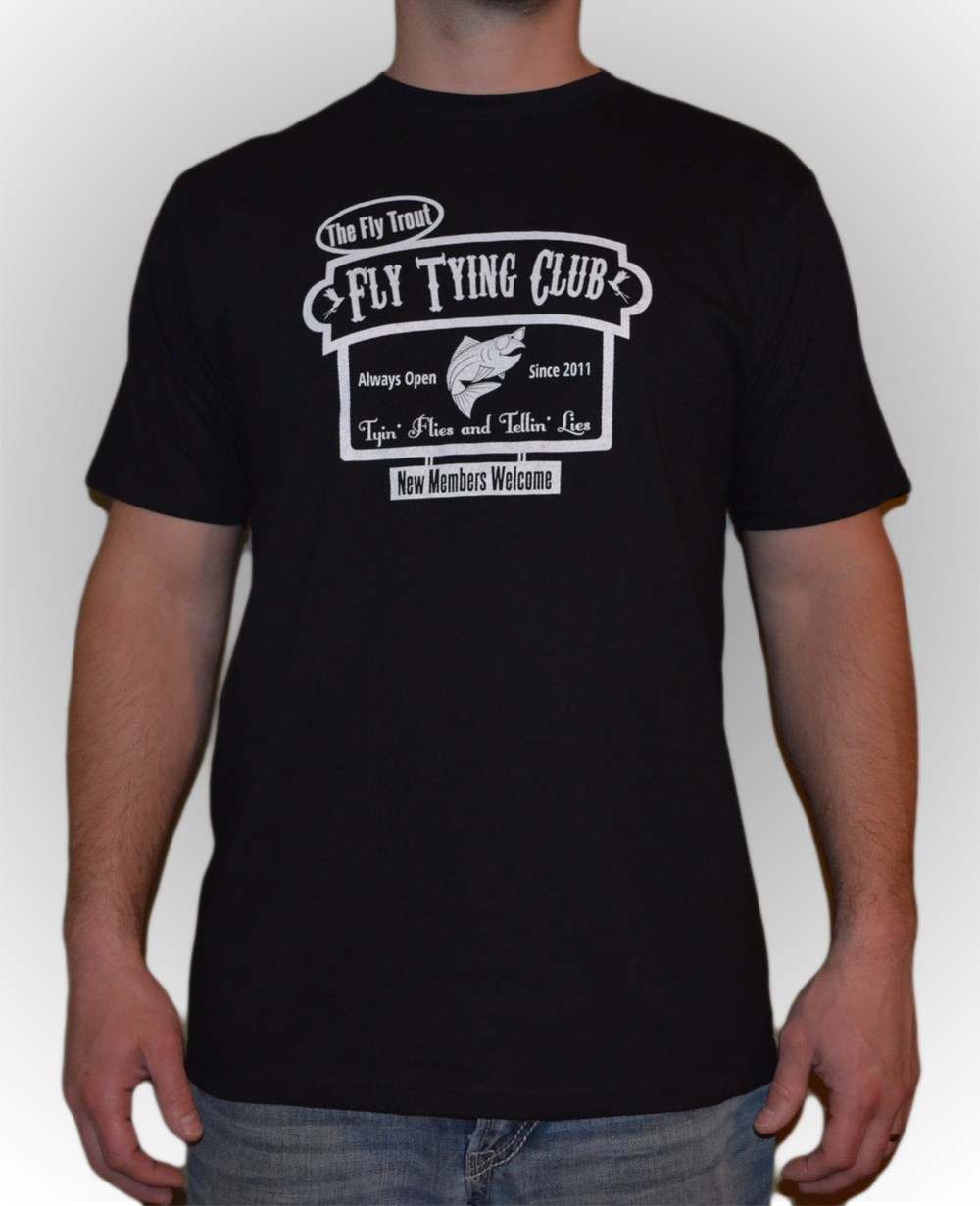 Fly Tying Club T-Shirt - Fly Fishing T-Shirts and Cool Fly Fishing ...